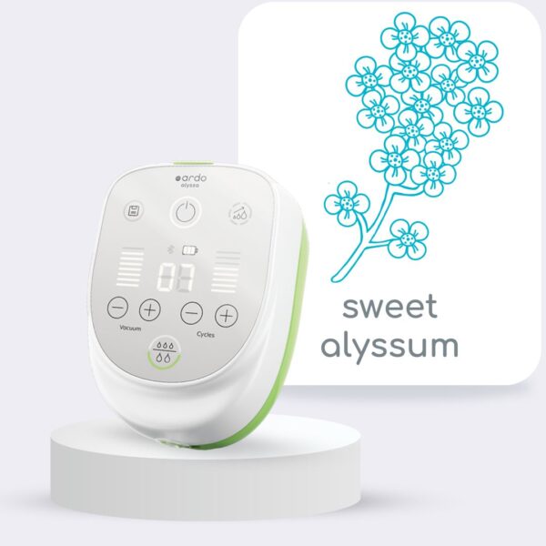 Ardo Alyssa Breast Pump with Sweet Alyssum Flower icon